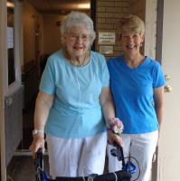 Phyllis and her daughter